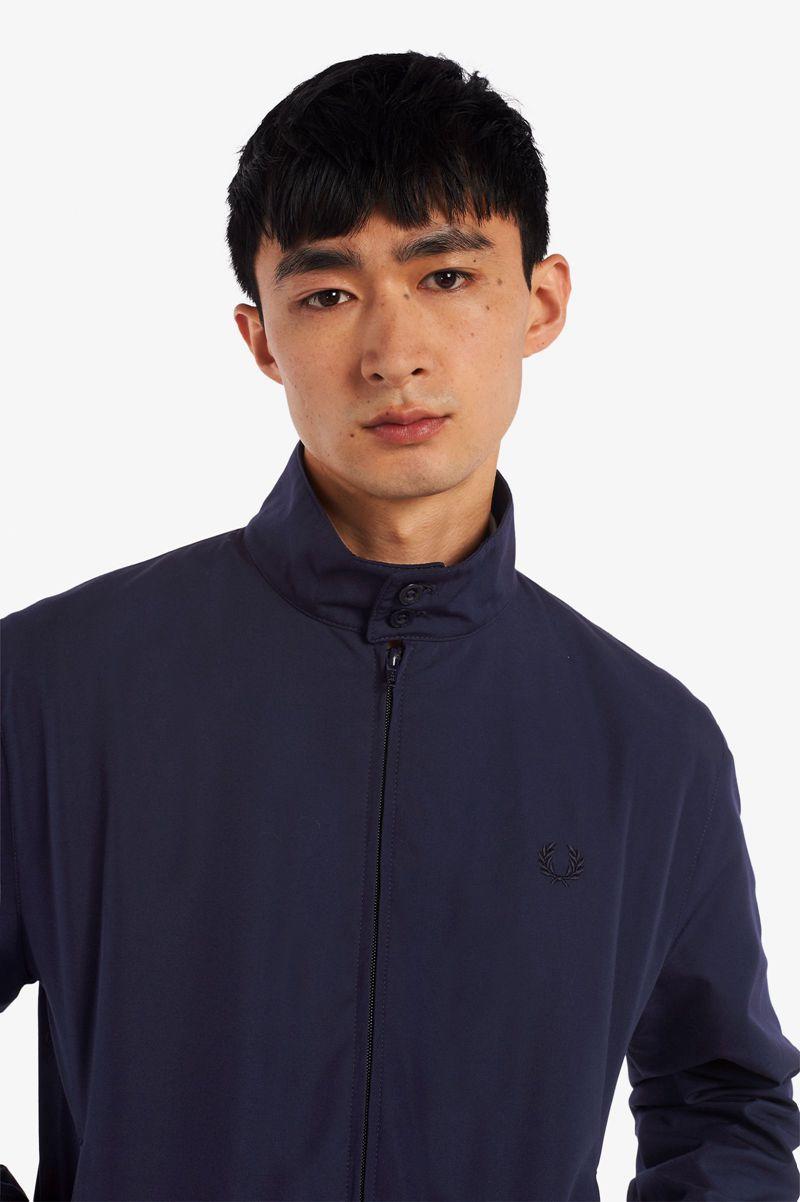 Navy Fred Perry J7320 Men's Jackets | PH 1214BEXC